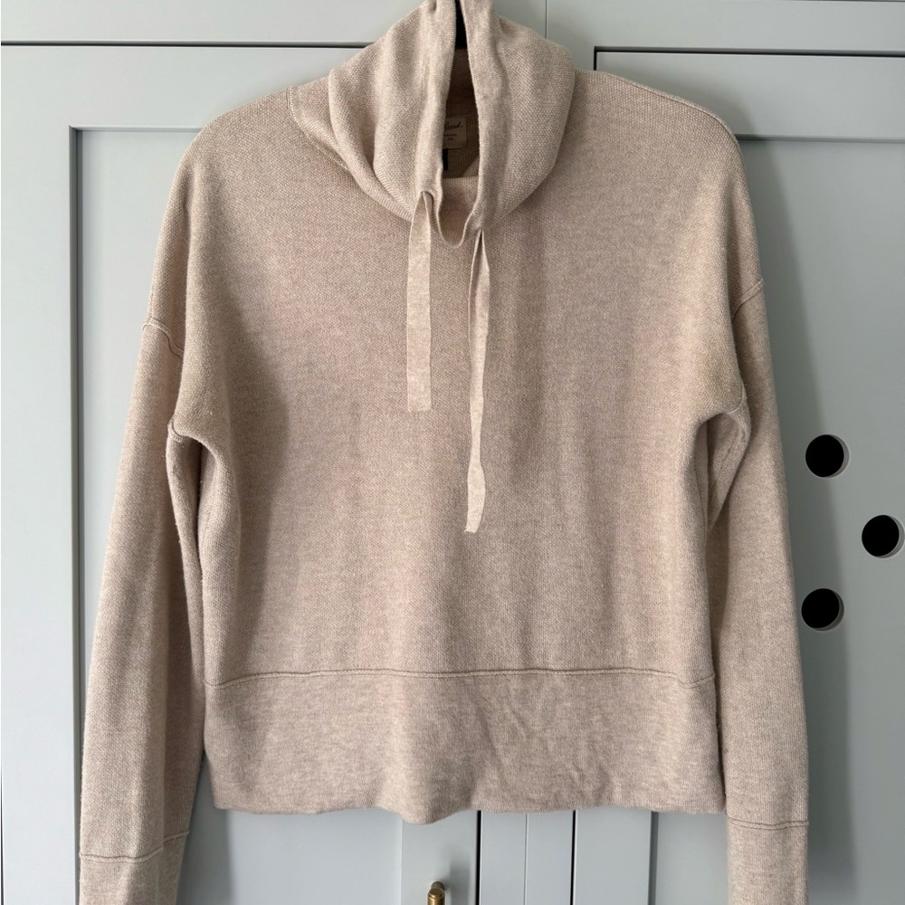 Universal Thread Cozy Oatmeal Funnel Neck Sweater size small